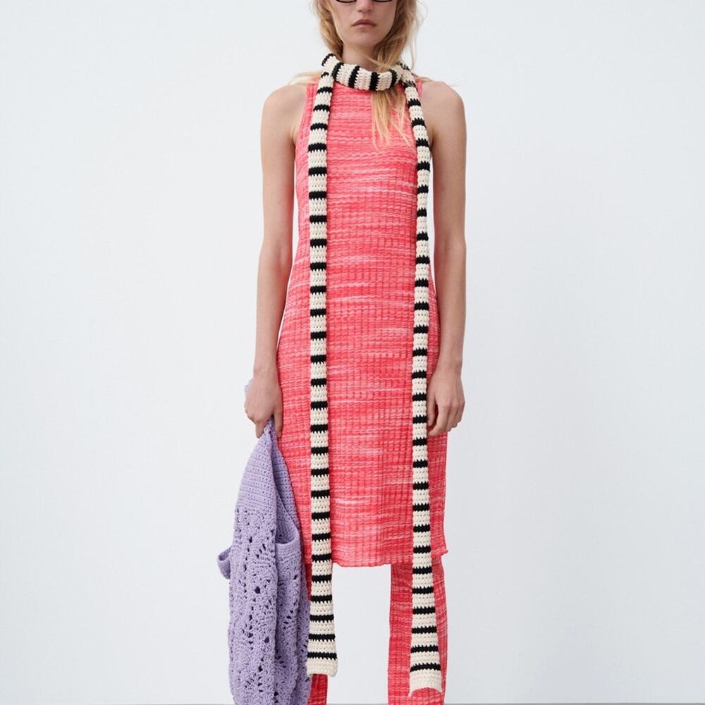 ZARA Back Slit Long Dress NWT in Small
